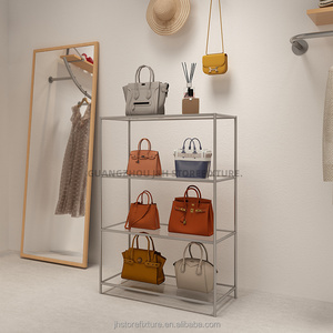 <span class=keywords><strong>Support</strong></span> de présentoir de vêtements mural en argent, design tendance, personnalisé, gain de place, pour magasin de vente au détail de vêtements - Product Image 3