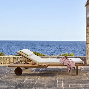 Strand Hotel Yacht Club tiefen Sitz Outdoor Teak modulare Couch Luxus Teak Gartenmöbel Garten Couch <span class=keywords><strong>Sofa</strong></span> Set - Product Image 5