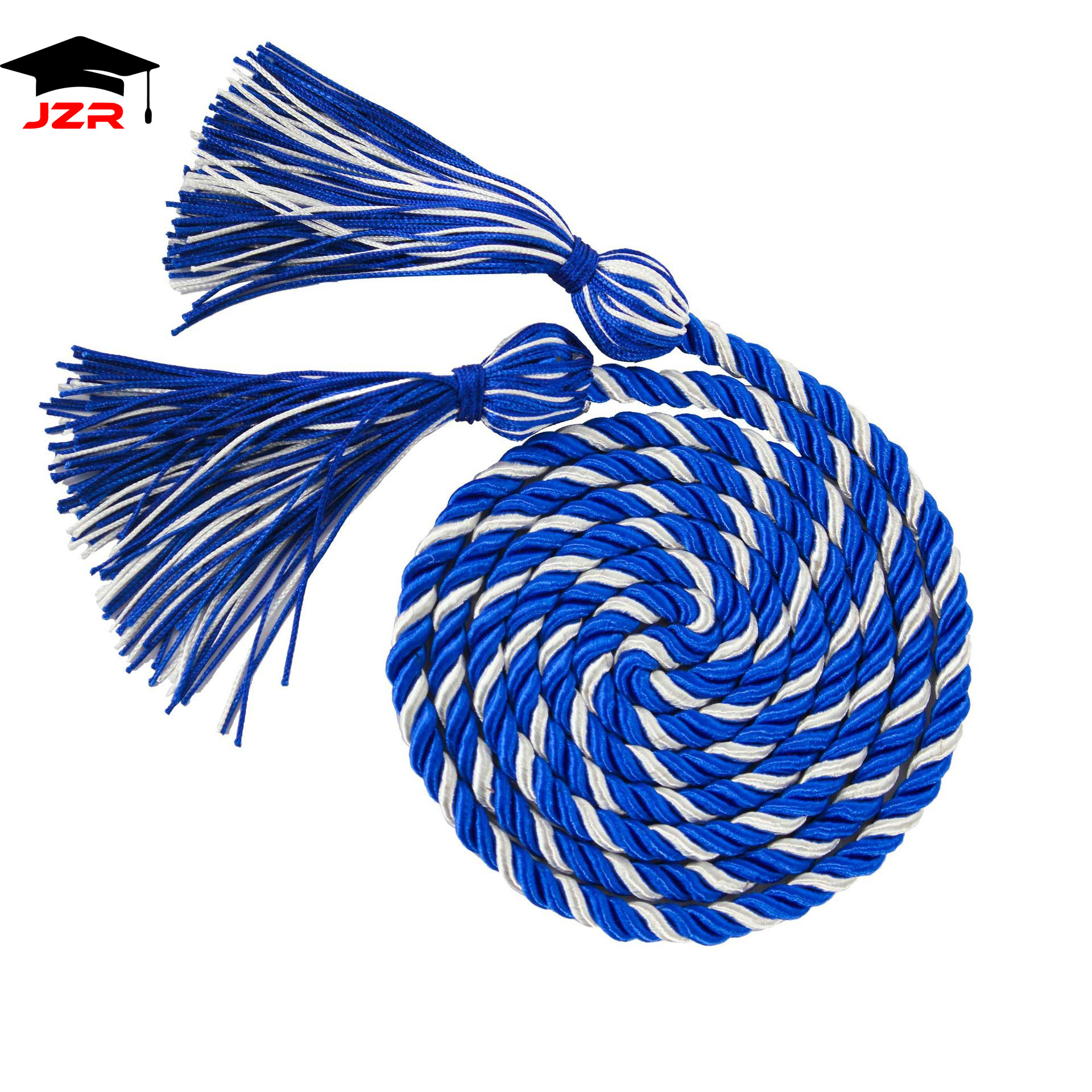 Royal Blue and White