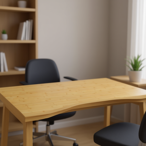 Bamboo Computer <b>Desk</b> Top 39.4x23.6x1.6 Inch Durable Eco Friendly Home Office Furniture - Product Image 2