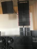 Réseau passif 3 voies 28 v, système Pa 2x6.5 pouces avec boîte de haut-parleur, gamme de lignes de caisson de basses