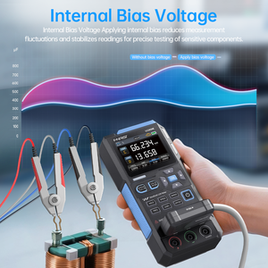 FNIRSI LC1020E Handgehaltenes Digitales Brücken-<span class=keywords><strong>LCR</strong></span>-Messgerät mit Automatischer Bereichswahl für Induktivität, Kapazität, Widerstand und Elektronische Komponenten - Product Image 3