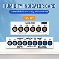 Étiquettes d'emballage de PCB à changement de couleur en poudre bleue sans cobalt en gros autocollant adhésif 3/4/6 points indicateur d'humidité étanche