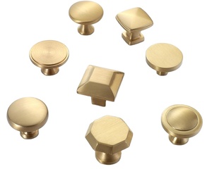 Armoire <span class=keywords><strong>de</strong></span> cuisine antique tiroir armoire poignées robuste meubles poignée et boutons matériel laiton européen chambre bureau ECH - Product Image 2