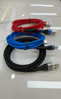 Cable de Datos USB-A a Tipo-C de Alta Calidad, 100W, Negro, Trenzado de Nailon, con Conductor de Cobre Puro, Carga Rápida, Aleación de Aluminio, Marca BJC