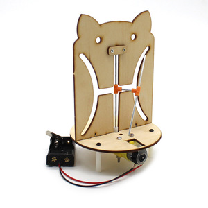 Kit de Ciencia de Madera con Diseño de Gato de Dibujos Animados, Manual, Juguete Educativo DIY para Niños de 7-9 Años, Modelo de Aprendizaje STEAM - Product Image 4