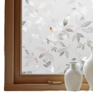 Película Decorativa Esmerilada <span class=keywords><strong>para</strong></span> Ventanas, Vinilo Esmerilado Autoadhesivo <span class=keywords><strong>para</strong></span> <span class=keywords><strong>Puerta</strong></span> Principal y Baño, Adhesivo de Vidrio Opaco con Control de Calor - Product Image 1