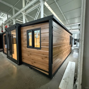 Container Espandibile Compatto per Spedizioni, Altre Case Prefabbricate, 2 Unità per 40HQ, Pieghevole per la <span class=keywords><strong>Consegna</strong></span>, Imballato Piatto, Casa/Villa da 20ft 40ft - Product Image 1