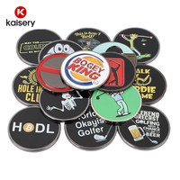 Marqueur de balle de golf créatif en métal émaillé, logo personnalisé, design mignon, vente en gros, accessoires de golf en vrac, cadeau promotionnel pour tournoi