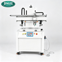 Máquina de Serigrafía de Escritorio JZ-4060 para Bolsas de Lona, Tela Vaquera, Impresión Semiautomática