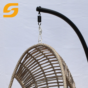 SUNLINK Foshan mobili da esterno Patio giardino piscina lato Rattan vimini <span class=keywords><strong>gabbia</strong></span> per uccelli cestino appeso sedia <span class=keywords><strong>a</strong></span> dondolo con supporto - Product Image 2