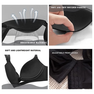 <span class=keywords><strong>Reggiseno</strong></span> Modellante Senza Ferretto con Chiusura Frontale, Supporto Posturale e Copertura Totale per Donna - Product Image 5
