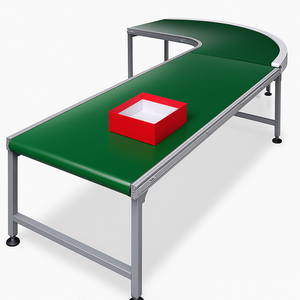 Cimc tiêu chuẩn phẳng PVC dòng thẳng băng tải di động hệ thống với tốc độ thay đổi cho tự động hóa thực phẩm-công nghiệp nhỏ - Product Image 1