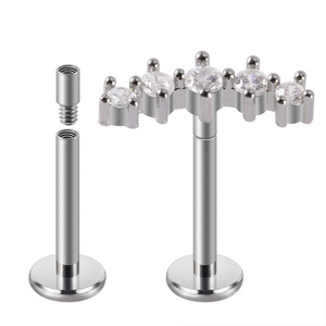 <span class=keywords><strong>Tige</strong></span> de perçage en titane G23 14/16G, fil de dent interne, langue, ongles, accessoires auxiliaires, <span class=keywords><strong>tige</strong></span> d'extension de perçage de la langue des lèvres - Product Image 5