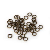 Vente en gros 3/4/5/6/7/8/9/10/12/16/20mm anneaux de saut en métal or argent anneau fendu pour collier bracelet fabrication de bijoux à bricoler soi-même