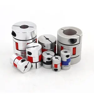 Factory Advanced Customization High Precision Aluminum Alloy Clamping Flexible Jaw Coupling For Stepper Motors