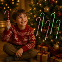 Stylo bille en plastique Candy Cane, à rayures rouge, vert, rose, pour Noël, écriture fluide, cadeau de fêtes, idéal pour les cadeaux de Noël et les fournitures de bureau