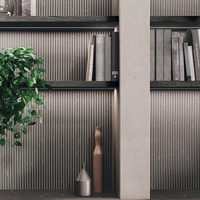 Panneau de fibres agglomérées de ciment Silicate de calcium gris Revêtement mural ignifuge perforé Applications de construction de plafond et de matériau de séparation