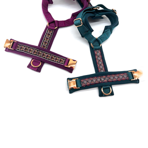 Dapat disesuaikan rompi anjing <span class=keywords><strong>Neoprene</strong></span> gaya Bohemian dapat disesuaikan rompi anjing berbentuk Y tanpa tarikan perlengkapan hewan peliharaan Fashion grosir - Product Image 4