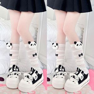 White Mid Calf Socks With 3D Bunny Ears Cartoon Animal Pattern Breathable Slouch Socks For Women Youth Summer <b>Style</b> - Product Image 2