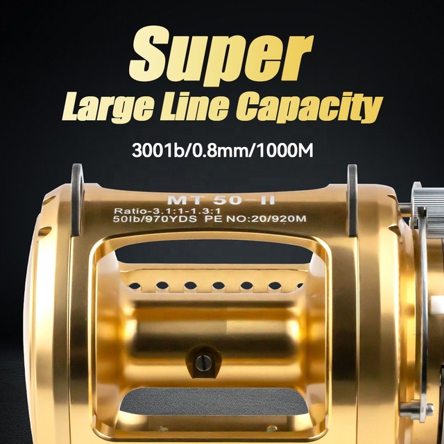 big deep sea fishing reels Trolling Reel,2-Speed Conventional Reels, Saltwater Offshore Reel for Tuna Sailfish Swordfish Ocean Game Reel 80II : Sports & Outdoors and aluminum body. Saltwater Fishing Daiwa Sea Fishing