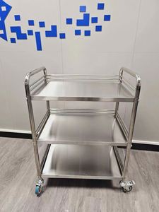 Troli laci pasien rumah sakit medis besi tahan karat rumah sakit - Product Image 2