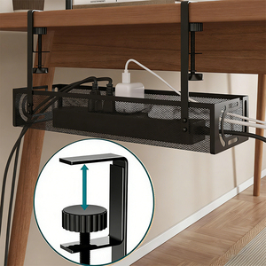 <span class=keywords><strong>Cesta</strong></span> <span class=keywords><strong>de</strong></span> malla metálica para cables, organizador <span class=keywords><strong>de</strong></span> escritorio para cuidado <span class=keywords><strong>de</strong></span> la piel, bandejas flexibles para cables, kit <span class=keywords><strong>de</strong></span> gestión <span class=keywords><strong>de</strong></span> cables en la pared, <span class=keywords><strong>cesta</strong></span> <span class=keywords><strong>de</strong></span> malla para cables - Product Image 5