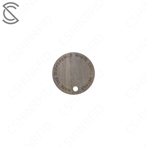 Etiqueta Mini RFID NFC 13.56MHz Personalizada, Ecológica, Resistente al Agua/Intemperie, Llavero de Madera <span class=keywords><strong>con</strong></span> Impresión a Todo Color para Membresía de Hotel - Product Image 6