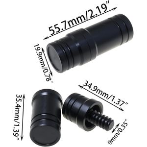 Protecteur de filetage de queue de billard DGZZI 3/8-10, couvercle de vis en plastique pour accessoire de queue de snooker - Product Image 2