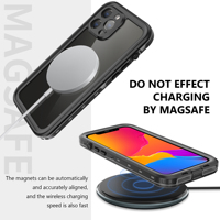 Vente en gros d'usine, étui de téléphone résistant aux chutes, en PC+TPU, 360 degrés, tout inclus, étanche IP68, pour iPhone X/11/12/13/14/15/16