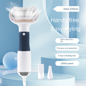 Secador de pelo y peine <span class=keywords><strong>para</strong></span> perros 2 en 1, secador de pelo <span class=keywords><strong>para</strong></span> mascotas, peine de aire caliente, peine <span class=keywords><strong>para</strong></span> depilación, limpieza - Product Image 4