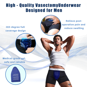 Yimiu Gel Impacco Caldo/Freddo per Uomo, Fascia Ortopedica Riutilizzabile Post-Operatoria, Sollievo dal Dolore d'Emergenza, Protezione Testicolare, Non Tossico - Product Image 2