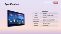 Système Android 2G 4G Interphone vidéo Ip à écran tactile de 10 pouces Panneau central de contrôle pour maison intelligente