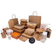 Boîtes rigides carrées écologiques personnalisées, matériaux recyclés, emballage alimentaire jetable, utilisation pour la livraison à emporter, les courses