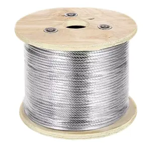 Factory Production Stainless Steel Wire Rope Cable 1mm 2mm 3mm 4mm 5mm 6mm