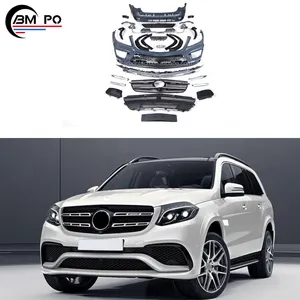 High Quality GL Class X166 GL63 2013 Year With Front Bumper Rear Bumper Grille Over Fender Car Bumpers Body Kit