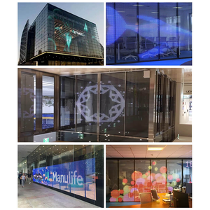 透明ガラスLEDスクリーン,自己接着性HDR10 + 防水8K超薄型P2.5 P3.9 P6.5 - Product Image 6