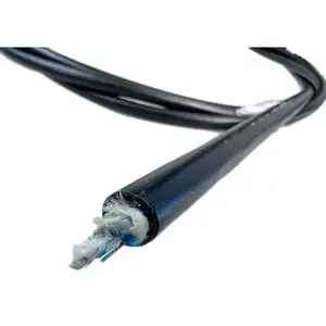 All-Dielectric Outdoor ADSS Single Mode Fibra Óptica Cable Loose Tube com LLPE Jacket e Aramid Yarn para aplicações aéreas