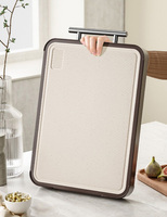 Couteau double face en acier inoxydable domestique antibactérien et résistant à la moisissure planche collante fruits de cuisine