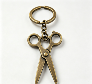 Porte-clés vintage en métal, pendentif en alliage de zinc, plaqué cuivre antique, accessoire cadeau - Product Image 5