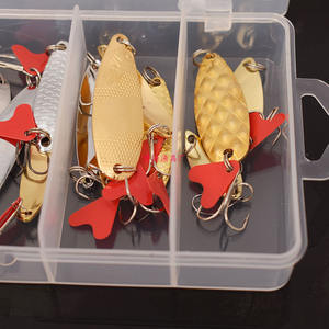 Ensemble de leurres métalliques scintillants, pack mixte 3.5g 5g 7g 10g 20g, leurres de pêche pour eau douce et achigan - Product Image 5