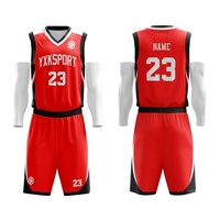 Ensemble de maillots de basket-ball personnalisés de haute qualité, maillots de basket-ball imprimés par sublimation, uniformes de basket-ball pour hommes