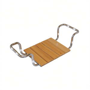 Asiento de Baño Larch con Marco Cromado, 30 cm de Largo, 40 cm de Ancho, Equipo de Seguridad para Baño - Product Image 2
