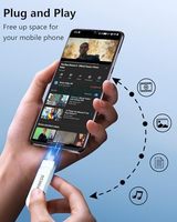 Unidad Flash USB 3.0 Dual de Alta Velocidad de 64 GB con Chip Grado A, Certificación CE/FCC, FAT32/EX-FAT para Teléfonos Android/PC/Laptop/Mac