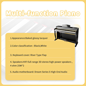 LeGemCharr professione pianoforte 88 tasti ponderati pianoforte digitale tastiera pianoforte digitale 88 tasti - Product Image 3