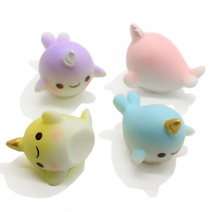 Miniatura de Resina 3D de Delfín Narval Kawaii, Suministros de Arte, Manualidades, Scrapbooking - Product Image 1