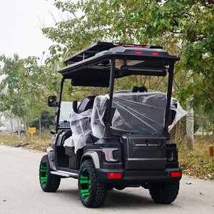 Voiture <span class=keywords><strong>de</strong></span> golf <span class=keywords><strong>de</strong></span> style sportif avec batterie au lithium et volant <span class=keywords><strong>de</strong></span> <span class=keywords><strong>course</strong></span> amélioré - Product Image 3