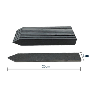 Étiquettes de marquage pour plantes en <span class=keywords><strong>ardoise</strong></span> noire personnalisées en gros, 20x3 cm, avec craies pour jardin, pépinière - Product Image 6