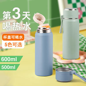 Bouteille d'eau isotherme Tiannuo, diamètre 7 cm, hauteur 21-24,5 cm, grande capacité, en acier inoxydable, pour enfants, utilisation en extérieur - Product Image 3