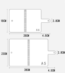 Carpeta recargable de Pvc con 6 anillos, cuaderno creativo con láser para oficina y escuela, suministros de papelería, A5, A6 - Product Image 6